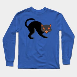 Halloween Vintage Halloween Cat Long Sleeve T-Shirt